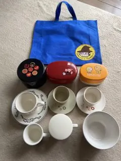 ミスド 食器、お弁当箱、バック10点セットのサムネイル