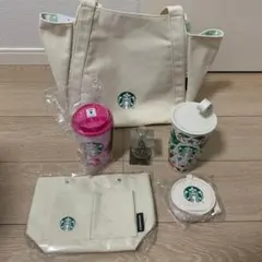 スターバックス 福袋2025 トートバッグ タンブラー ボトル ポーチ