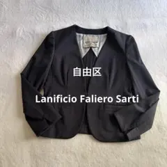 美品⭐︎自由区 ジャケット 32 黒 イタリア製生地 Faliero Sartiのサムネイル