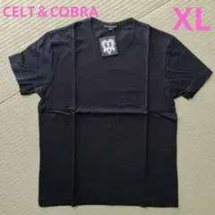 【新品未使用】 CELT&COBRA XL Tシャツ ブラック 無地 綿100%
