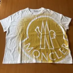 お値下げ❗️【美品】モンクレール　レディース　ロゴプリント　Tシャツ　メンズ