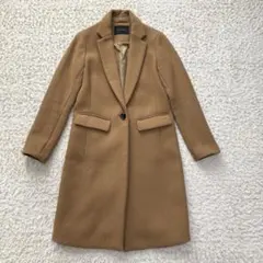 ブリスポイント チェスターコート キャメル S