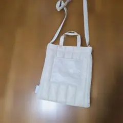 アイボリー キルティング ショルダーバッグ