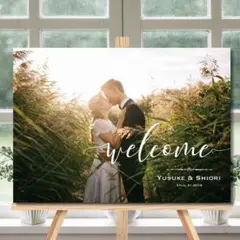 修正何回でも無料✨オーダーウェルカムボード♪ 結婚式　キャンバス　ウエディング