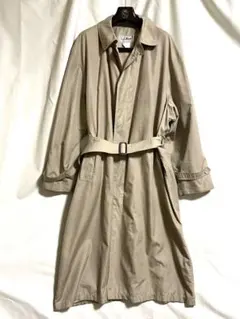 80s USA製 エルエルビーン ステンカラー ロング コート メンズ L