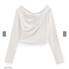 3Wayドレープカシュクールトップス[dk1261]オフホワイト