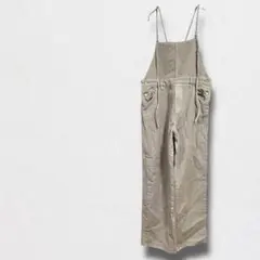 サロペット オーバーオール ワイドパンツ オールインワン 細身