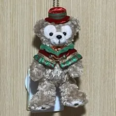 ディズニーシー　ダッフィーぬいぐるみバッジ　クリスマス