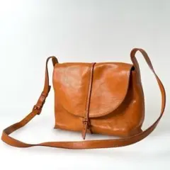 genten ゲンテン ショルダーバッグ レザー ブラウン