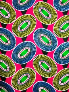 送料込み②Ｏアフリカンプリント＊パーニュ＊キテンゲ＊アフリカンバティック＊ラメ