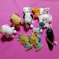 ぬいぐるみ　キーホルダーセット　まとめ売り10個