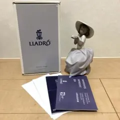 希少✨LLADRO リアドロ お花の甘い香りに包まれる少女。 6822