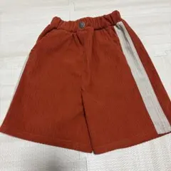 コーデュロイショートパンツ バーントオレンジ