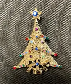 クリスマスツリー ブローチ