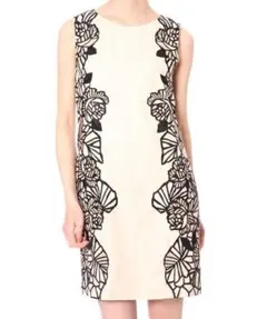 グレースコンチネンタル / サイド刺繍ワンピース