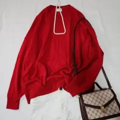 アーバンリサーチドアーズ 赤ニットセーター M