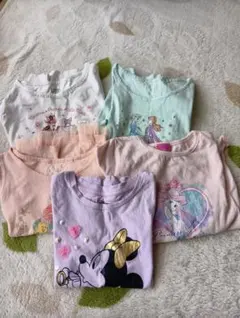 ディズニープリンセス Tシャツセット 5枚