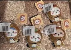 未開封圧縮せず　たぬきだもん　くじ ちいかわC賞 マスコットキーホルダー4点
