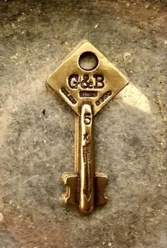 【Giles & Brother】鍵型ヴィンテージ ペンダントトップ