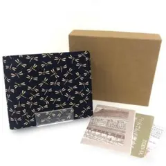【未使用】印傳屋 /甲州印伝 ☆メンズ二つ折り財布 とんぼのサムネイル