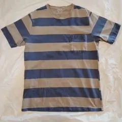BLUEBLUE ストライプ Tシャツ (サイズ2)