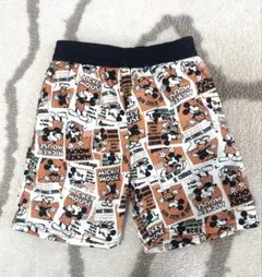 ミッキーマウス 総柄 アメコミ柄　水着 ショートパンツ 100