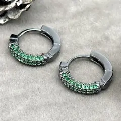 フープピアス メンズ シルバー リングピアス 新品 未使用 【PN295-7】