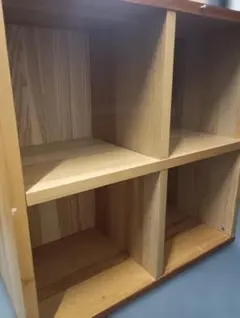木製 オープンシェルフ本棚 2×2のサムネイル