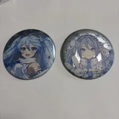 KAITO 雪ミク スカイタウン ジュエリー缶バッジ VOCALOID 初音ミク