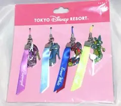 新品未使用　東京ディズニーリゾート　プリンセス　ストラップ　キーホルダー