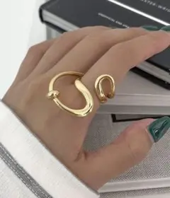 ゴールド デザインリング