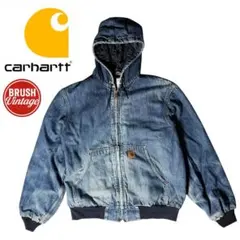 【超希少】carhartt カーハート アクティブジャケット デニム J08 2025年最新】CarHartt アクティブジャケット デニムの人気