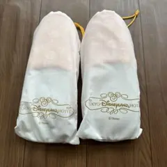 新品未開封　ディズニーランドホテル 子供用スリッパ 収納袋付き2セット