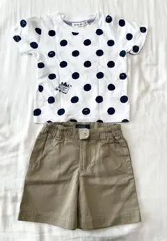 ラルフローレンハーフパンツ　ビームスTシャツ　セット90 男の子