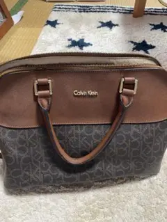 【Calvin Klein】ハンドバッグ ブラウン
