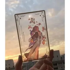 地縛少年花子くん茜葵両面アクリル製クリアカード　アニメ漫画キャラクター