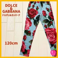 ひだまりねこ様【DOLCE & GABBANA】バラ柄ロングスパッツ120cmのサムネイル