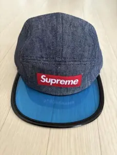 【新品】Supreme キャップ　帽子　デニム　透明
