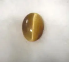 タイガーアイクォーツ裸石、ブラウンオーバル型天然石　No.306