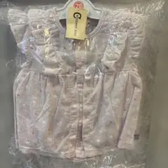 くろわっさんす ベベ ピンクロンパース 70