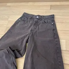 ワイドレッグパンツ デニム