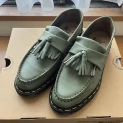 【美品】Dr. Martens タッセルローファー　カーキ