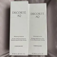 新品未使用 コスメデコルテ AQホワイトニングエマルジョン・ローションセット