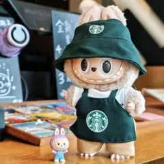 labubu洋服ラブブぬいぐるみcafe ユニフォーム点セット着せ替え服