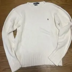 Polo by Ralph Lauren アイボリーニットセーター