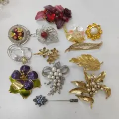 ブローチまとめ売り　13点