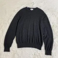 ランバン　スポーツ　カシミア100% ニット　セーター　40 グレー　メンズ