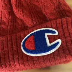 Champion ケーブルニット レッド
