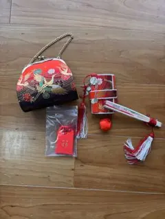 七五三 和装小物セット バッグ 扇子 はこせこ お守りのサムネイル