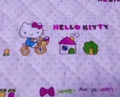 Sanrio　HELLOKITTY76.03 キルティング生地　オフホワイト系